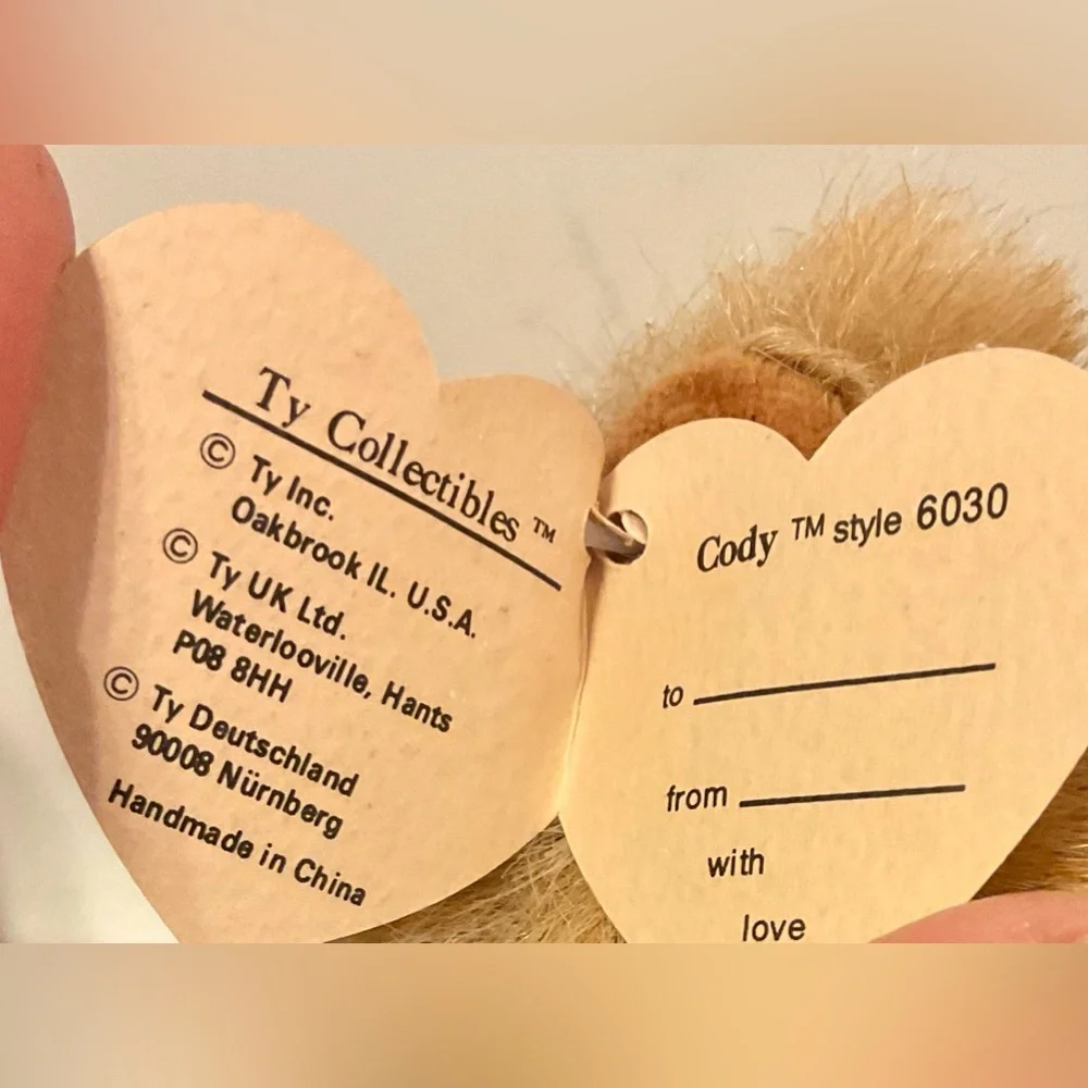 Ty Cody ,Dickens & Ivan stuffed bears